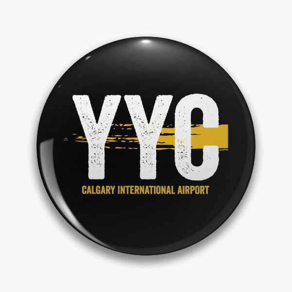 Item preview, YYC, Calgary International Airport, US Airport Code. Flying, travel and pilot souvenir  designed and sold by VFRZone.