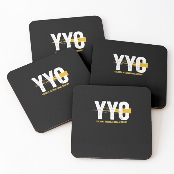 Item preview, YYC, Calgary International Airport, US Airport Code. Flying, travel and pilot souvenir  designed and sold by VFRZone.