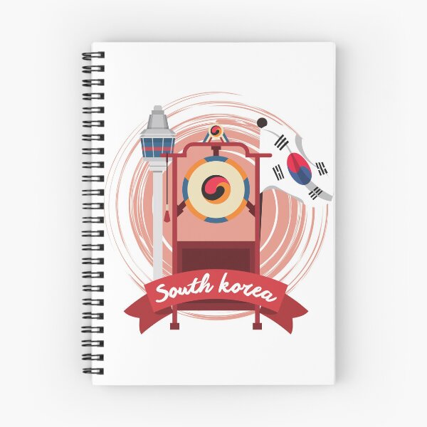 Item preview, South Korea flag, N Seoul Tower, Samgomu  designed and sold by K-LetterCo.