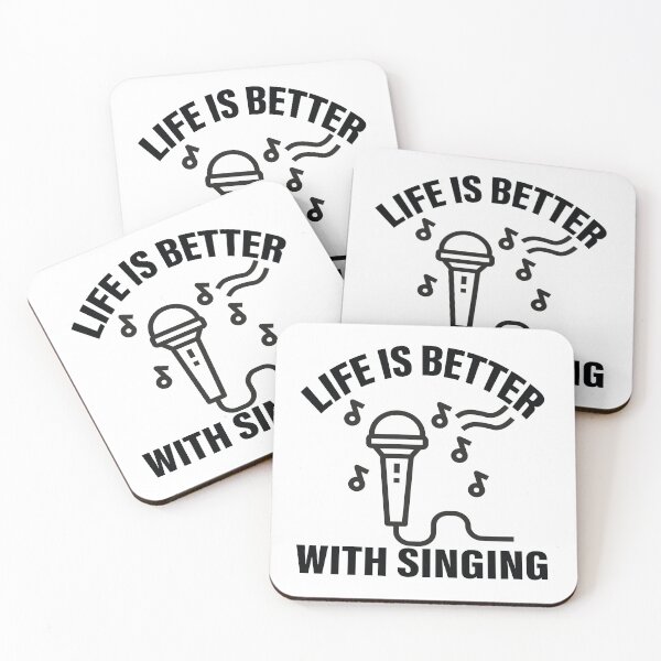Item preview, Life Is Better with Singing Funny gift designed and sold by Organization -Shirt.