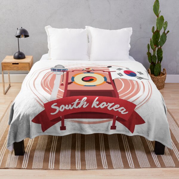 Item preview, South Korea flag, N Seoul Tower, Samgomu designed and sold by K-LetterCo.