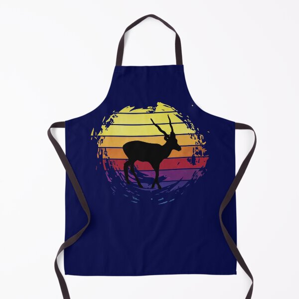 Item preview, Blackbuck antilope animal on retrostyle retro background designed and sold by ChatterFox.
