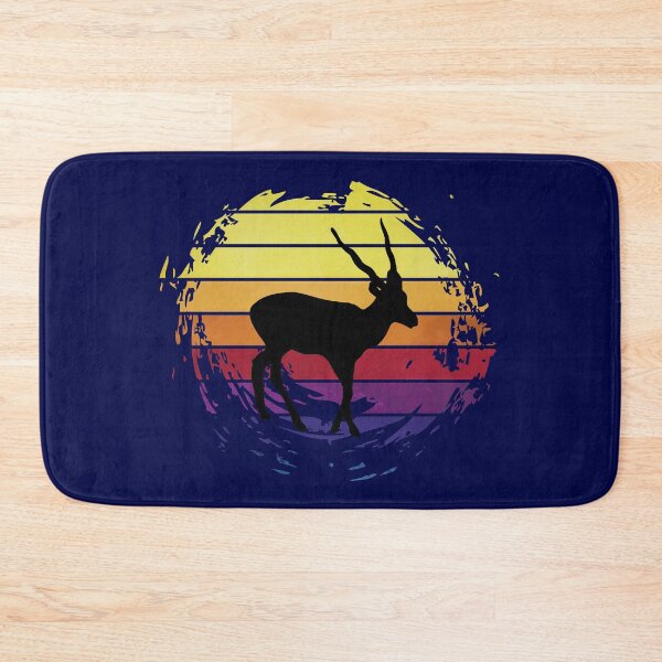Item preview, Blackbuck antilope animal on retrostyle retro background designed and sold by ChatterFox.