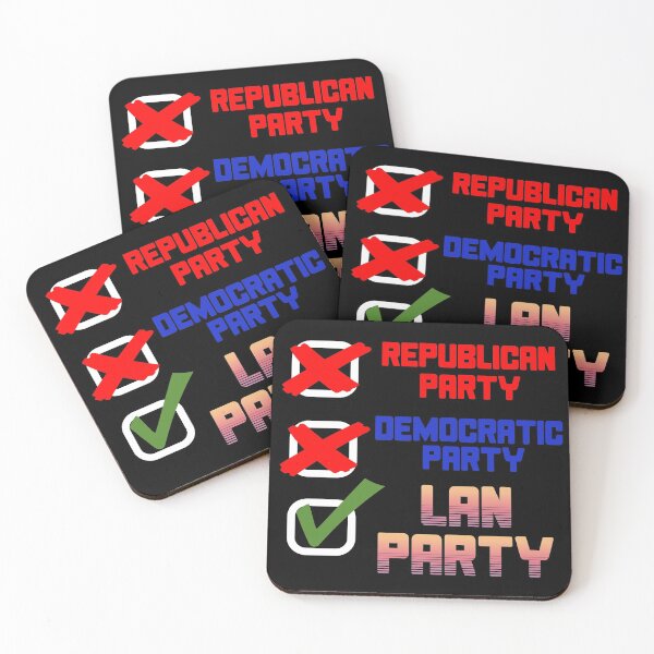 Item preview, LAN Party - Juegos de PC, Meme, Partido Demócrata, Partido Republicano designed and sold by SpaceDogLaika.