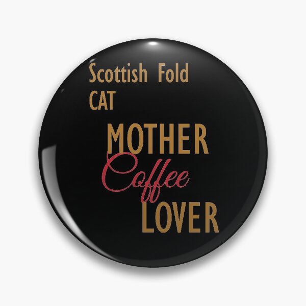Item preview, Scottish Fold CAT Mother Coffee Lover. The perfect clothes and stickers for cat and coffee lovers designed and sold by amrmab.