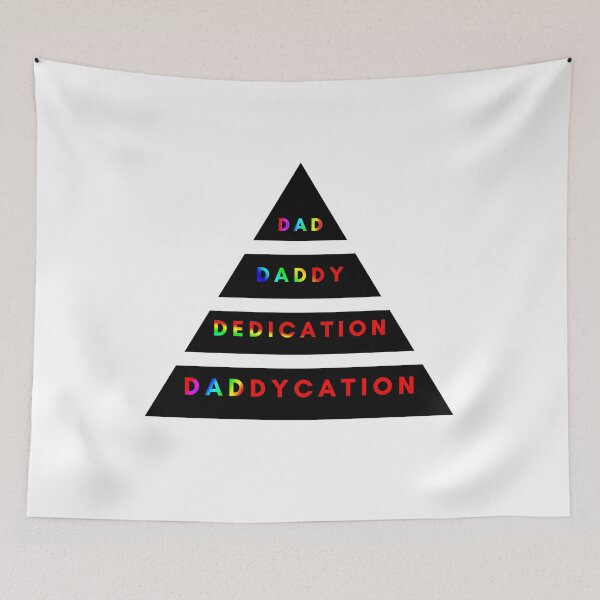 Item preview, Daddycation inspirational pyramid - Dedication - fathers day gift - I love you daddy cooly designed and sold by MDclothingshop.