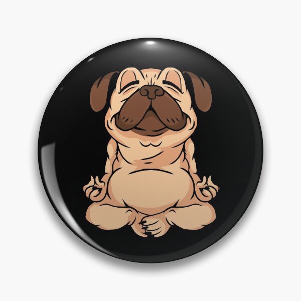 Item preview, Pug Doing Yoga designed and sold by OnepixArt.