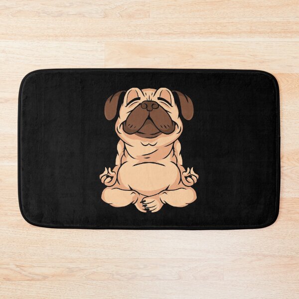 Item preview, Pug Doing Yoga designed and sold by OnepixArt.