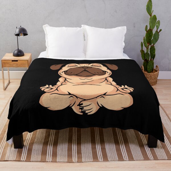 Item preview, Pug Doing Yoga designed and sold by OnepixArt.