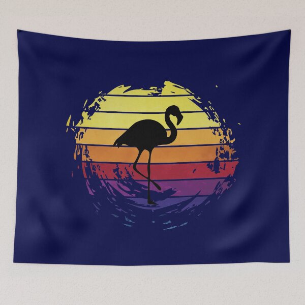 Item preview, Crane avian animal on retrostyle retro background designed and sold by ChatterFox.