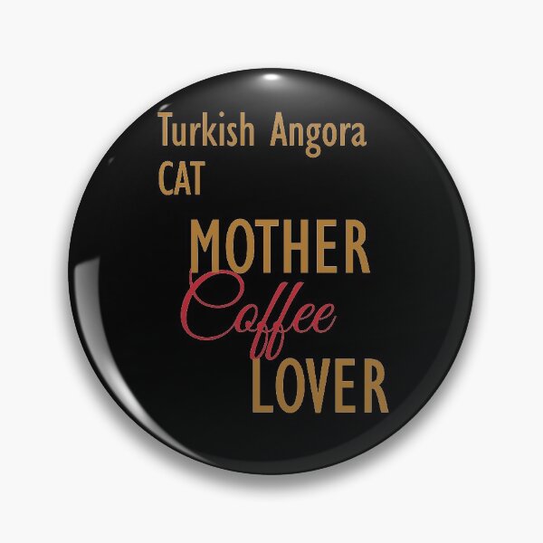 Item preview, Turkish Angora CAT Mother Coffee Lover. The perfect clothes and stickers for cat and coffee lovers designed and sold by amrmab.