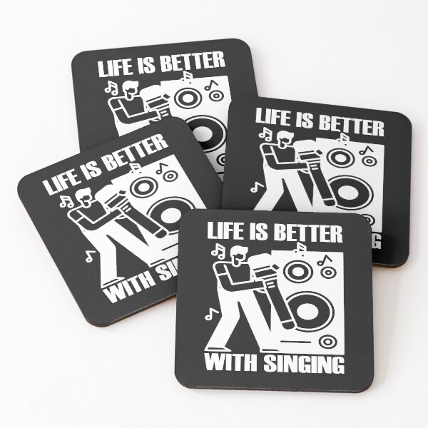 Item preview, Life Is Better with Singing designed and sold by Organization -Shirt.