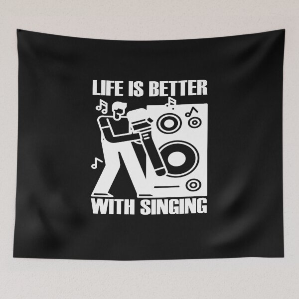Item preview, Life Is Better with Singing designed and sold by Organization -Shirt.