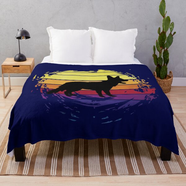 Item preview, Wolf canine animal on retrostyle retro background designed and sold by ChatterFox.