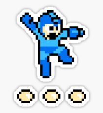 Mega Man + 3 Bullets Sticker
