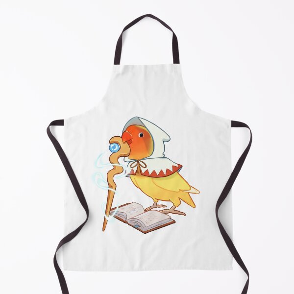 Item preview, White mage peach faced lovebird designed and sold by beeper-art.