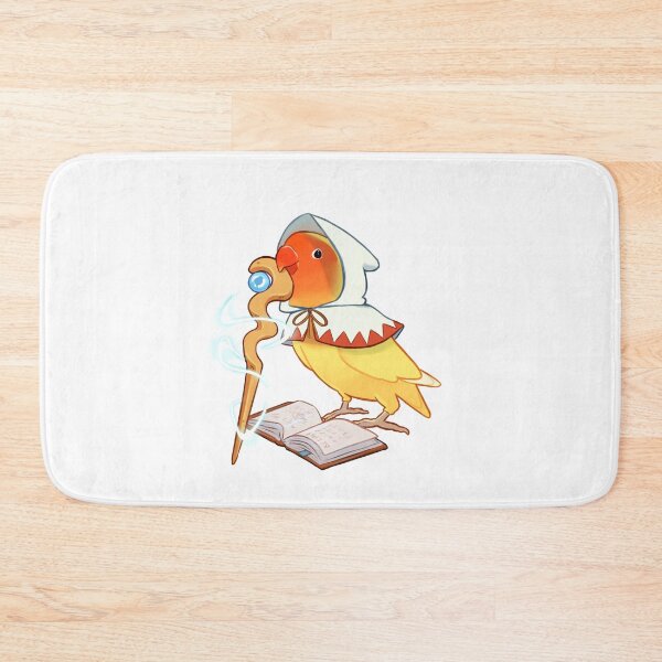 Item preview, White mage peach faced lovebird designed and sold by beeper-art.