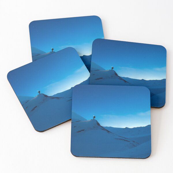 Item preview, Blue snowy mountain designed and sold by Arinom.