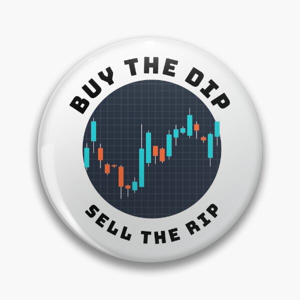 Item preview, Crypto Bitcoin - Buy the DIP Sell the RIP - Black designed and sold by AeroAstro.