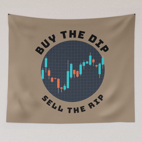 Item preview, Crypto Bitcoin - Buy the DIP Sell the RIP - Black designed and sold by AeroAstro.