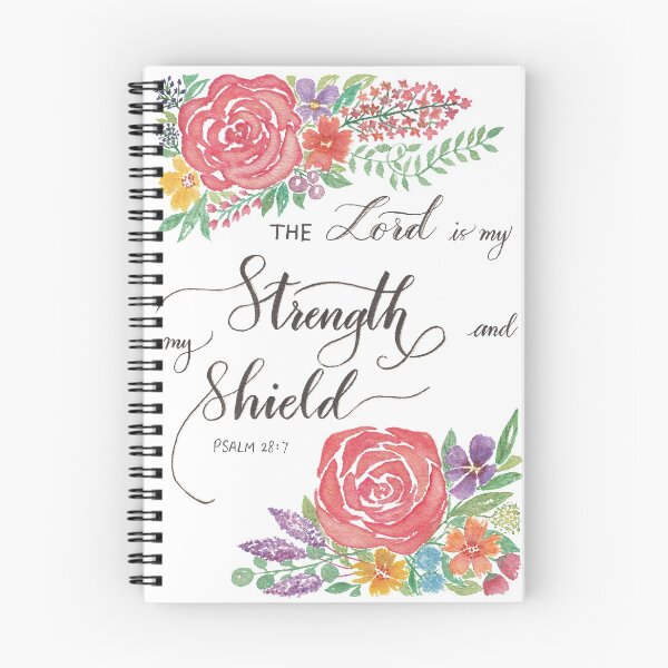 Item preview, The Lord is my Strength and my Shield (Psalm 28:7) designed and sold by agapedesign.