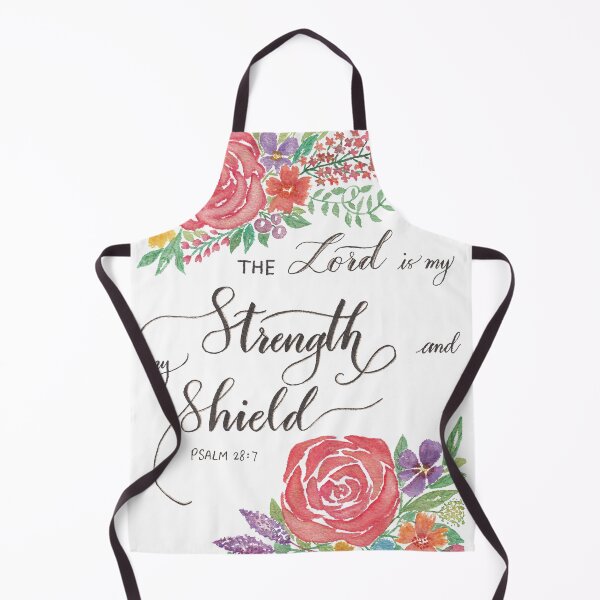 Item preview, The Lord is my Strength and my Shield (Psalm 28:7) designed and sold by agapedesign.