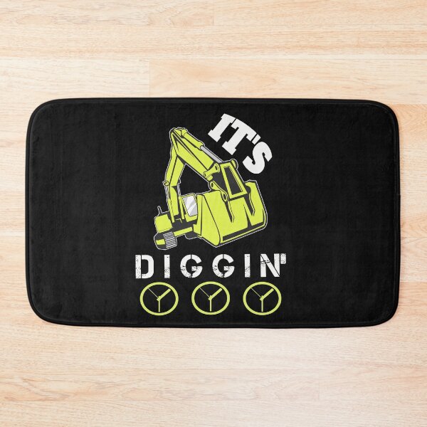 Item preview, It's Diggin' Time-heavy machinery excavator designed and sold by SharpThreadZ.