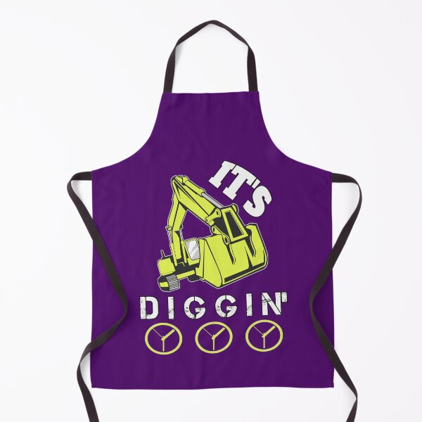 Item preview, It's Diggin' Time-heavy machinery excavator designed and sold by SharpThreadZ.
