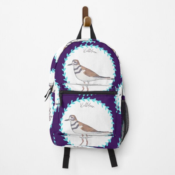 Item preview, Killdeer beach bird species watercolor bird art logo designed and sold by TheWaterBirds.