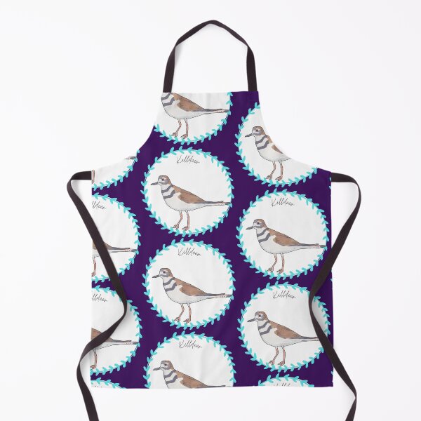 Item preview, Killdeer beach bird species watercolor bird art logo designed and sold by TheWaterBirds.
