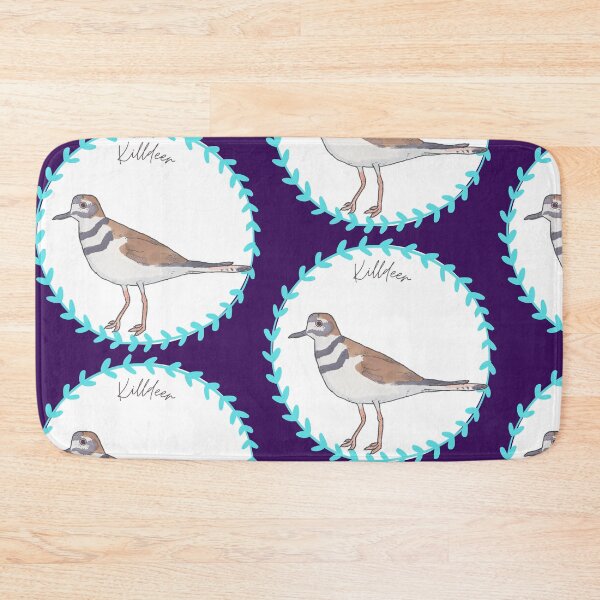 Item preview, Killdeer beach bird species watercolor bird art logo designed and sold by TheWaterBirds.
