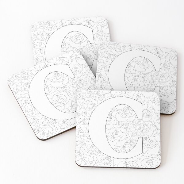 Item preview, Initial letter C roses designed and sold by Acid-Rain.