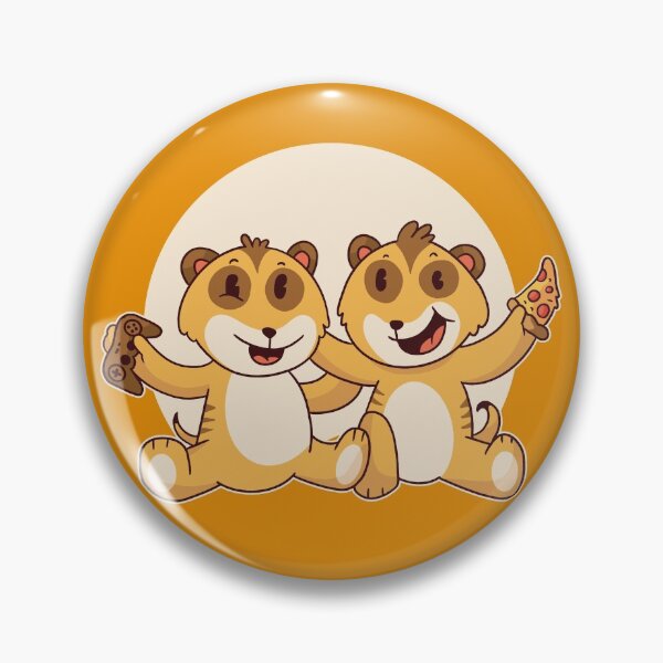 Item preview, Baby meerkats eating pizza designed and sold by Piztees.
