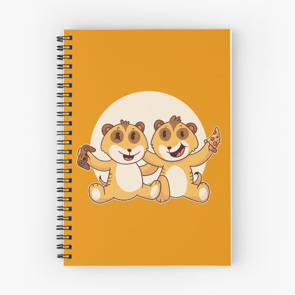 Item preview, Baby meerkats eating pizza designed and sold by Piztees.