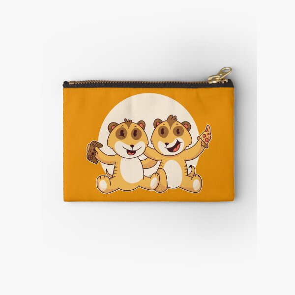 Item preview, Baby meerkats eating pizza designed and sold by Piztees.