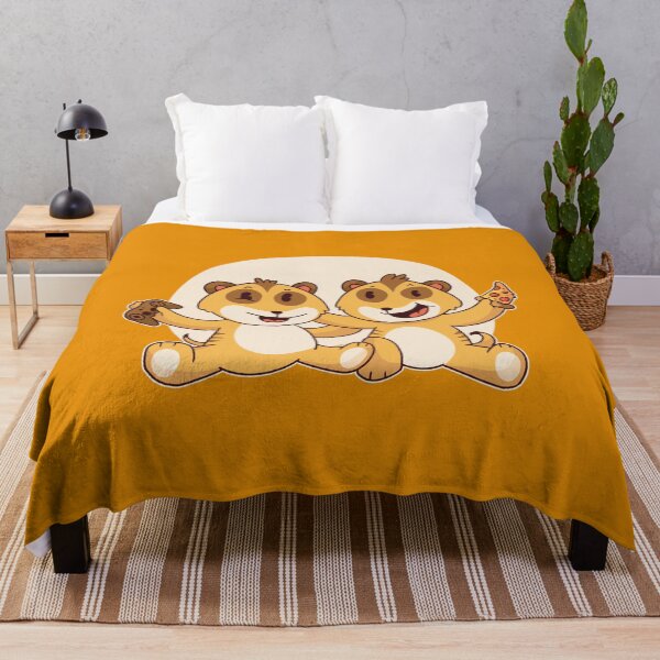 Item preview, Baby meerkats eating pizza designed and sold by Piztees.