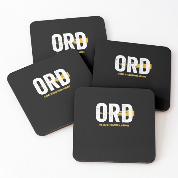 Item preview, ORD, Chicago International Airport, US Airport Code. Flying, travel and pilot souvenir  designed and sold by VFRZone.