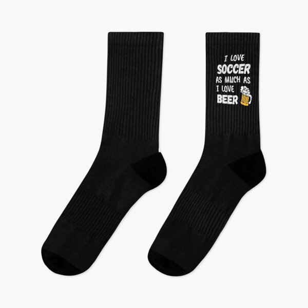 Item preview, I love soccer as much as I love beer designed and sold by TheGreenGoat.