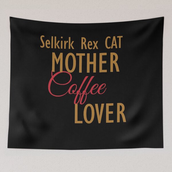 Item preview, Selkirk Rex CAT Mother Coffee Lover. The perfect clothes and stickers for cat and coffee lovers designed and sold by amrmab.