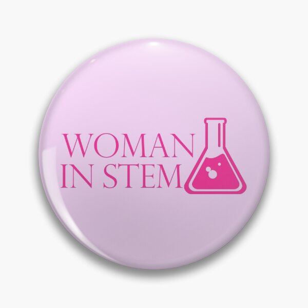Item preview, i am a woman in stem - pink erlenmeyer flask designed and sold by introvertcafe.
