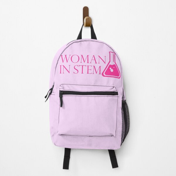 Item preview, i am a woman in stem - pink erlenmeyer flask designed and sold by introvertcafe.
