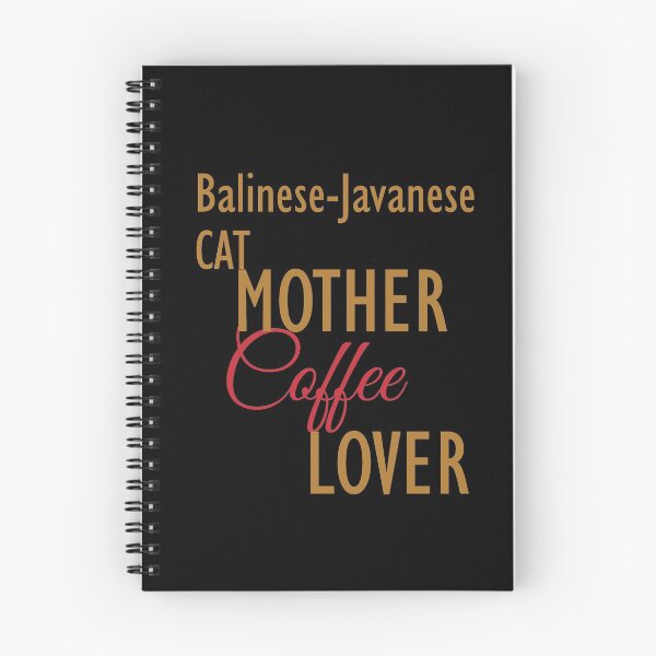 Item preview, Balinese-Javanese CAT Mother Coffee Lover. The perfect clothes and stickers for cat and coffee lovers designed and sold by amrmab.