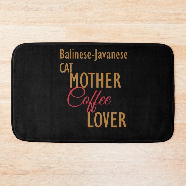 Item preview, Balinese-Javanese CAT Mother Coffee Lover. The perfect clothes and stickers for cat and coffee lovers designed and sold by amrmab.