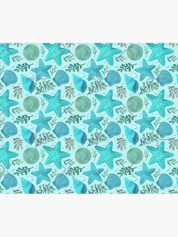 Thumbnail 5 of 5, Shower Curtain, Under the Sea designed and sold by ElleMacNeil.