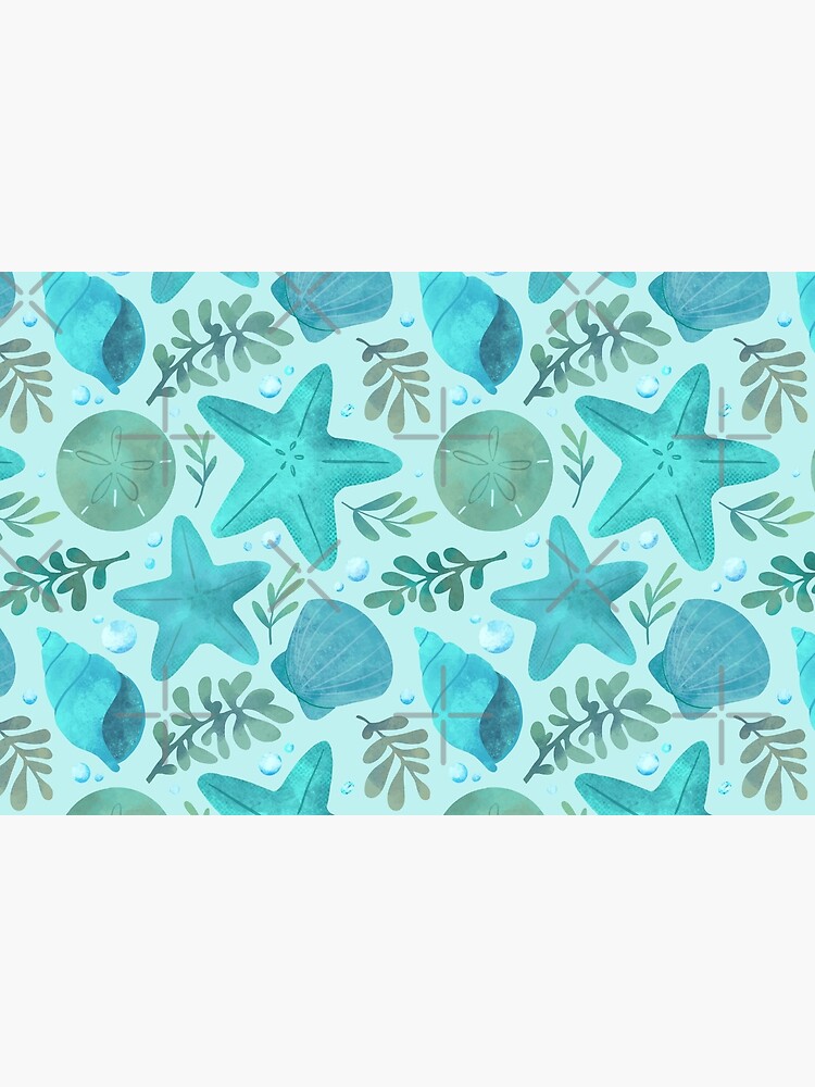 Thumbnail 6 of 6, Bath Mat, Under the Sea designed and sold by ElleMacNeil.