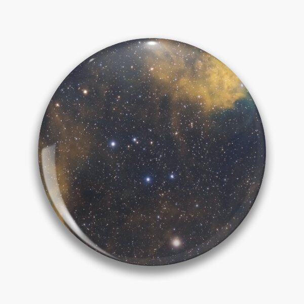 Item preview, IC410 and IC405 - The Tadpoles and Flaming Star - Hubble Palette nebulae designed and sold by The Ski.es Astrophotography.