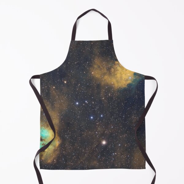Item preview, IC410 and IC405 - The Tadpoles and Flaming Star - Hubble Palette nebulae designed and sold by The Ski.es Astrophotography.