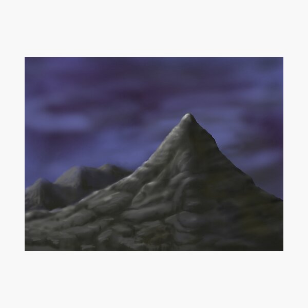 "Mt. Saturday Night" Photographic Print