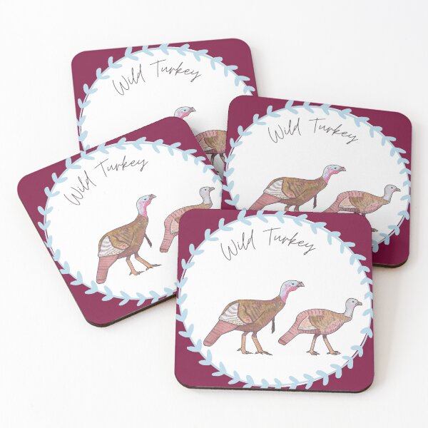 Item preview, Wild Turkey bird art bird species logo designed and sold by TheWaterBirds.