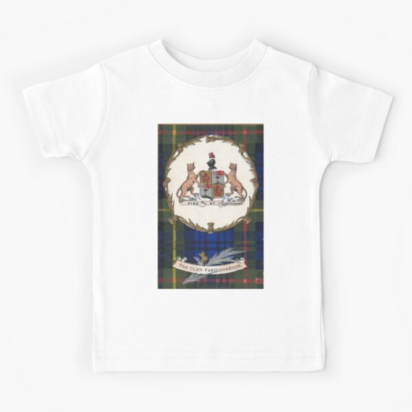Item preview, Clan Farquharson Vintage Tartan Crest Badge designed and sold by BagTown Clans.